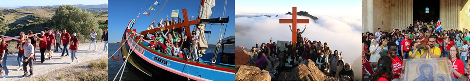 WYD 십자가 순례 모습